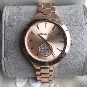 Michael Kors RoseGold Wrist watch e diamonties💕